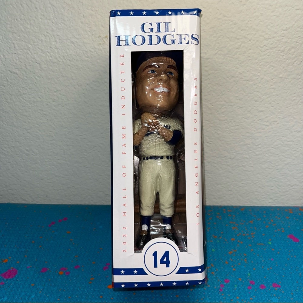 New Gil Hodges Hall Of Fame Bobblehead 2022 hall fame inductee LA Dodgers